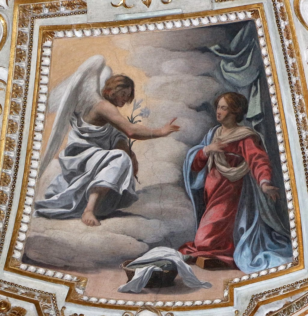 Volta con la vita di Maria - Annunciazione, San Lorenzo in Lucina (Roma)